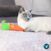 ourpets 100-percent north american catnip filled carrot cat toy 24k gold
