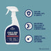Rocco & Roxie Supply Co. Clear Pet Odor Eliminator Enzyme Cleaner for Home, 32 Fl Oz, Safe for All Carpets