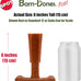 SPOT Bam-Bones Plus T Bone Bamboo Fiber Nylon Dog Chew Toy for Moderate Aggressive Chewers Durable Long Lasting Non-Splintering Beef Flavor 6 in