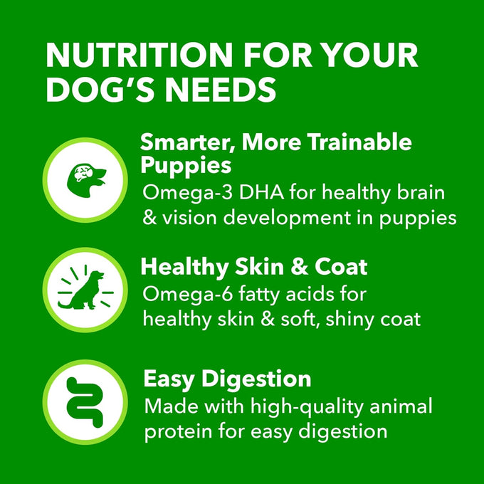 iams proactive health puppy wet dog food, 13 oz cans, pack of 12, chicken and rice recipe
