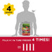 Audubon Park Cardinal Blend Wild Bird Food 4-Pound Bag with 100% Sunflower and Safflower Seed