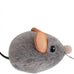 Catstages Squeak Squeak Mouse Cat Toy with Touch-Activated Sound, Catnip, and Soft Plush Gray