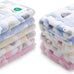 3-pack Soft Fluffy Elephant Pattern Pet Blanket Flannel Throw for Small Dogs and Cats Blue/Pink/Yellow 23x16 inch