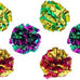 petfavorites original mylar crinkle balls cat toys 12 pack purple green red gold