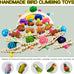 Natural Corncob Wooden Mango Solids Chew Toys for Small & Medium Parrots African Greys Cockatiels Lovebirds Bird Cage Accessories