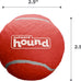 Outward Hound Squeaker Ballz, medium tennis balls, 2.5", 4-pack for dogs under 50 lbs, interactive dog toys