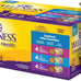 Wellness Complete Health Pate Variety Pack Adult Canned Wet Cat Food, Natural, Protein Rich, Grain Free, Chicken and Turkey Favorites, 3 oz, Pack of 24 Cans