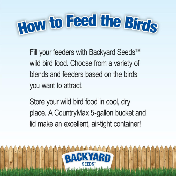 Backyard seeds black oil sunflower seeds 50lbs thin shells premium cardinal food bulk
