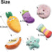 SZKOKUHO 9 Pack Small Dog Squeaky Plush Toys, variety colors, cute designs for puppies and small dogs