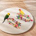 Multicolored wooden bird toys for medium and small birds, perfect for parakeet, parrot, conure, cockatiel, and budgies.