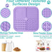 LUKITO 2-pack lick mats for dogs & cats with suction cups and textured surfaces, perfect for anxiety relief and slow feeding