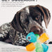 Outward Hound Triple Jack Interactive Multi-Squeak Dog Toy with Colorful Textures for Indoor and Outdoor Play