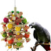 cokliomc natural corncob bird chew toys for small medium macaws african grey parrots