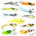 Realistic handcrafted 11 birds cat toy refills with bell, clips for wand attachments, indoor cat entertainment