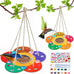 Gooidea Kids DIY Wooden Paint Kits Bird Feeders for Outside, 2-Pack, Spring Outdoor Toys for Boys & Girls Age 3-5, 4-8, 8-12