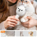 Cat Steam Brush with Release Button, Dual Speed Spray, USB Rechargeable Grooming Supplies for Indoor Cats