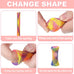 leitee 60-pcs cat spring toys colorful fun tubes indoors interactive cat play