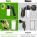 Upgraded 8-in-1 Zinc Alloy Dog Wash Hose Nozzle with 100cc Soap Dispenser and Pet Grooming Glove