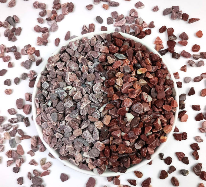 yizm 2lb succulent cactus gravel pebbles natural decorative polished stones 1/5 inch mixed color