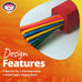 super bird creations sb301 chewable paper party bird toy for medium to large birds with colorful lollipop sticks