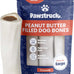 Pawstruck Made in USA Peanut Butter Filled Dog Bones Large 5-6 Inches Long Pack of 3