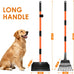 Pooper Scooper, stainless steel, long handle, medium small dog, heavy duty, pet supplies