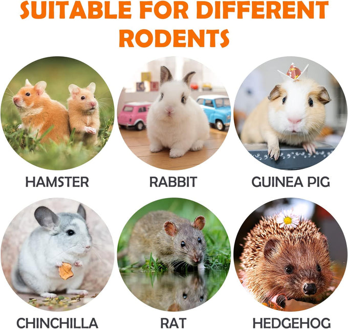 Sofier Timothy Hay Sticks 32PCS Natural Handmade Treats for Rabbit Guinea Pig Hamster Chinchilla Toy Set