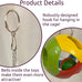 simena parrot ball toy set of 3 for medium to large birds and cats with bpa-free plastic and metal strings