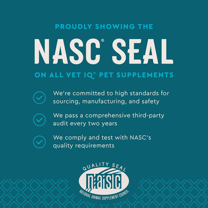 VetIQ Glucosamine Hip & Joint Supplement for Dogs, 180 Soft Chews, Chicken Flavored Chewables for Large & Small Breeds