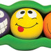 Multipet Three Peas in A Pod Dog Toy for Gentle Chewers, 3 Squeaky Latex Balls