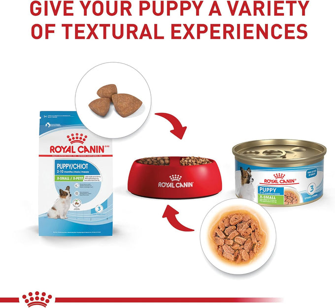 Royal Canin X-Small Puppy Dry Dog Food, 3 lb Bag