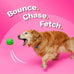 Hartz DuraPlay Latex Dog Toy 3-Count Pack, Large, Neon Green, Pink, Orange, Bacon Scented