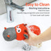 IOKHEIRA Carrot Orange Cattle Cotton Dog Squeaky Plush Toy for Large Aggressive Chewers