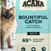 ACANA Dry Cat Food Bountiful Catch Salmon Catfish and Herring 4lb Bag