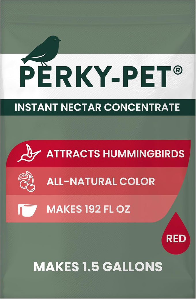 Perky-Pet 2 lb Hummingbird Instant Nectar Powder Concentrate - Makes 192 oz Liquid Food - 100% Sucrose