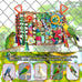 yixund handmade seagrass wall bird toys for parakeets cockatiel conures lovebirds
