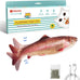 potaroma cat toys flopping fish with catnip automatic motion sensor 10.5 inches