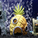Penn-Plax officially licensed Spongebob Squarepants 3-piece fish tank decoration set, safe for freshwater and saltwater aquariums.