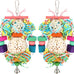 BBjinronjy Bird Toys, 2PCS Hanging Natural Soft Sola Ball Beak Chew Shred Forage Toys for Parrots, Cockatiel, Conure, Love Birds, Parakeets, Budgie, Small Birds