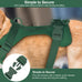 Wisedog No Pull Lightweight Adjustable Pet Vest Harness for Small Medium Large Dogs, Soft Cushion, Pine Green, Size S