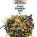 3 inch colorful paper and wooden shredder ball bird toy for cockatiels parrots and more