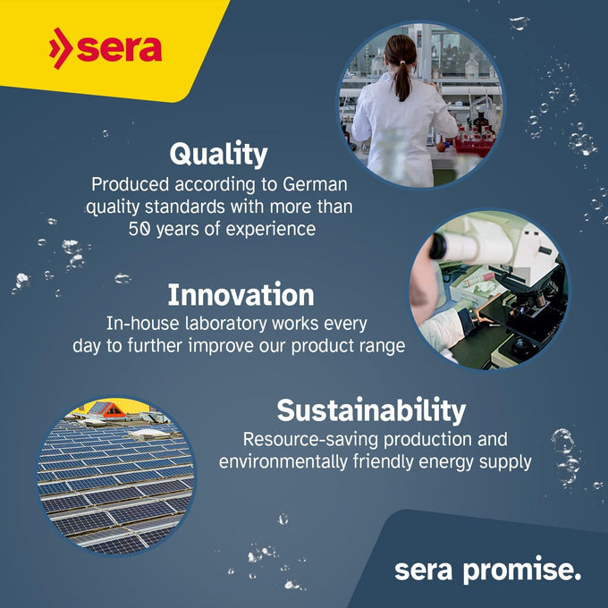 sera Marine Granules Nature Staple Food 3.5oz for Saltwater Fish Dye-Free Preservative-Free with Marine Algae Spirulina & Krill