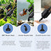 aqqa 6 in 1 automatic fish tank cleaning kit gravel vacuum for aquarium 320gph 20w