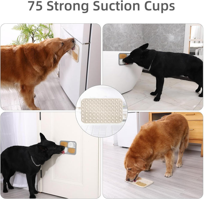 large lick mat for dogs with suction cups slow feeder anxiety relief for pets
