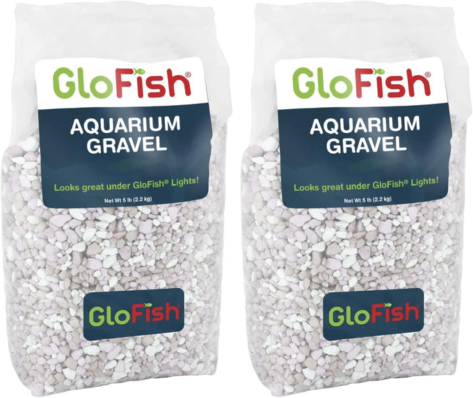 GloFish aquarium gravel, 5 pounds, pearlescent, for tanks and décor, AQ-78484