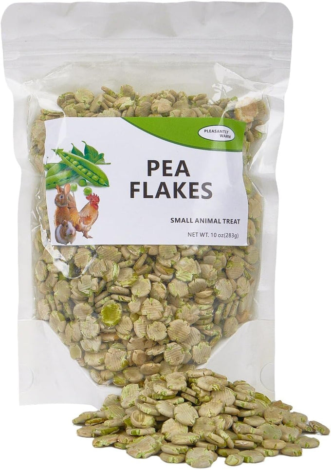 Carrot and Pea Flakes rabbit food, 100% natural, no additives, perfect snacks for herbivores, 1.5 lb
