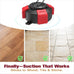 Red & Black Indestructible Suction Cup Dog Toy for Small/Medium Aggressive Chewers Interactive Tug of War Puzzle Enrichment Indoor Outdoor Use