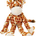 Multipet Swingin 19-inch large plush dog toy with extra long arms and squeakers for hours of entertainment
