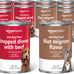 Amazon Basics Filet Mignon Flavor Wet Dog Food, 13.2oz Cans, Pack of 12, Made with Real Beef, No Added Wheat, Corn, or Soy