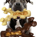 SIHRMIU 2 Pack nylon dog chew toys for aggressive chewers, medium/large breed, tough almost indestructible